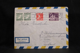 Sweden 1944 Stockholm Censored Air Mail Cover To Germany__(5898) - Briefe U. Dokumente