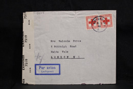 Sweden 1945 Göteborg 1 Censored Air Mail Cover To UK__(5648) - Cartas & Documentos