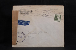 Sweden 1948 Stockholm 1 Censored Air Mail Cover To Austria__(5790) - Brieven En Documenten