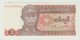 Banknote Central Bank Of Myanmar (burma) 1 Kyat 1990 UNC - Myanmar