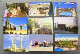 Lot Of 9, United Arab Emirates UAE Postcard - United Arab Emirates