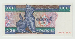 Banknote Central Bank Of Myanmar (burma) 100 Kyats 1994-96 UNC - Myanmar
