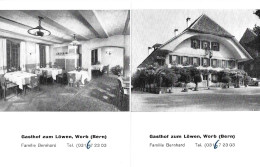 WORB ► Gasthof Zum Löwen (Marketingkarte) Ca.1945 - Worb