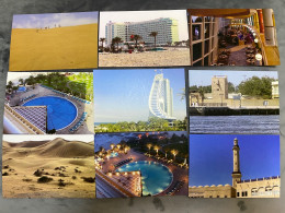 Lot Of 9, United Arab Emirates UAE Postcard - Emirats Arabes Unis