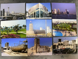 Lot Of 9, United Arab Emirates UAE Postcard - Emirati Arabi Uniti