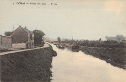 FRANCE - 59 - DOUAI - Entrée Des Eaux - E D - Carte Postale Ancienne - Douai