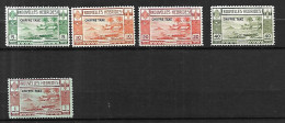 Nouvelles - Hébrides 1938 Taxe   Cat Yt N°  11 à 15   Série Complète  N* MLH - Timbres-taxe