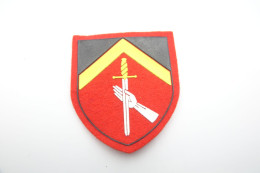 Militaria - PATCH : Original Belgian Ground Forces - Belgium Belgique - Material : Felt - Uniformes