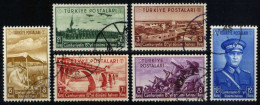 Türkiye 1938 Mi 1029-1034 15th Anniversary Of Republic - Usati