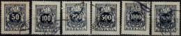 1923 Ziffer Auf Adler Mi 45-50 / Fi  D45-50 / Sc J51-56 / YT 45-50 Gestempelt / Oblitéré / Used [zro] - Postage Due