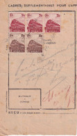 France Colis Postaux Sur Document - Storia Postale