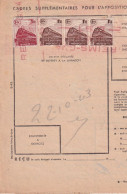 France Colis Postaux Sur Document - Briefe U. Dokumente