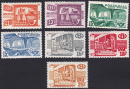 BELGIQUE, 1950-52, Chemins De Fer ( COB TR322 Au 326 - 328 - 329 **) - Nuevos