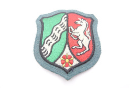 Militaria - PATCH : Original Germany Bundesrepublik Polizei Noordrijn - Westfalen - Material : Felt - Uniformes