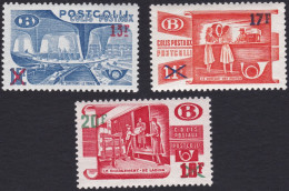 BELGIQUE, 1953, Chemins De Fer ( COB TR331 Au 333 **) - Postfris