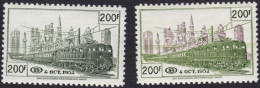 BELGIQUE, 1953, Chemins De Fer ( COB TR334-335 *) - Postfris