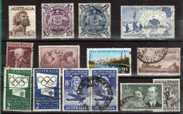 AUSTRALIE - PETIT LOT DE TIMBRES OBLITERES - Usados