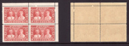 CANADA   Scott # 213** MINT NH Upper Right CORNER BLOCK OF 4 (CPB-106) - Blocks & Sheetlets