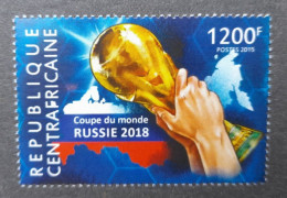 RUSSIE RUSSIA 2018 MNH** SCARCE CENTRAFRIQUE CENTRAFRICAINE FOOTBALL FUSSBALL SOCCER CALCIO FOOT FUTBOL FUTEBOL VOETBAL - 2018 – Rusland