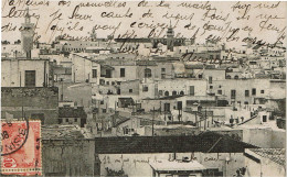 1908 - Carte Postale De Tunis Pour Bône - Tp N°32 - Covers & Documents