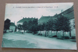 SARRE-UNION (BAS-RHIN)  - PLACE DE LA REPUBLIQUE - Sarre-Union