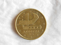 ANDORRE 50 Cent Centime 2014 Sous Capsule - Andorre