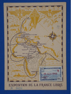 AY19  ALGERIE   BELLE  CARTE  1947  EXPO FRANCE LIBRE +PA N° 7 +  AFFR. PLAISANT+ + - Posta Aerea