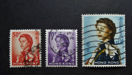 Great Britain - Hong Kong - Queen Elisabeth II    ( 3 Values ) Obl. Hong Kong - Used Stamps