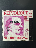 Bénin 2008/2009 Mi. 1545 V.I Lenine Lenin URSS USSR CCCP Surchargé Overprint MNH** - Benin – Dahomey (1960-...)