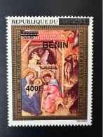 Bénin 2009 Mi. 1618 Noël Christmas Weihnachten 1972 Nativité Crocifissi Art Kunst Tableau Surchargé Overprint MNH** - Benin – Dahomey (1960-...)