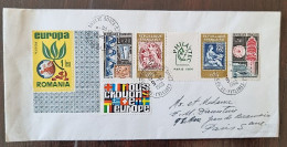 FRANCE-ROUMANIE Idée Européenne. EUROPA Yvert 1417A +Timbres De Propagande émis En 1966 Sur Lettre Ayant Voyagée - Europese Gedachte