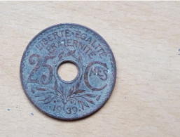 25 CENTIMES (1939) - 25 Centimes