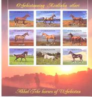 2012. Uzbekistan, Horses Of Uzbekistan, Sheetlet, Mint/** - Uzbekistán