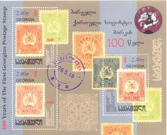 2019. Georgia, Centenary Of First Georgian Stamps, S/s, Mint/** - Georgia