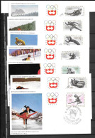 Autriche: FDC , JO D'hiver Des N° 974/980 Série Complète - Inverno1964: Innsbruck