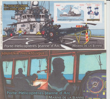 2010 - BLOC SOUVENIR N°55 ** MNH - PORTE HELICOPTERES JEANNE D'ARC - - Souvenir Blocks