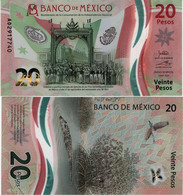 MEXICO        20 Pesos       Comm.       P-W132       6.1.2021       UNC  [sign. Heath - Prefix AD] - Mexique