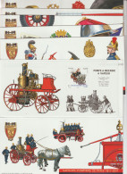2011 - 6 BLOCS SOUVENIR - YVERT N°59/64 ** MNH - POMPIERS De PARIS - Souvenir Blocks & Sheetlets