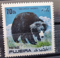 FUJEIRA Ours, Bear, Oso, Tragen. Yvert N° 130** Neuf Sans Charnière MNH - Osos