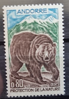 ANDORRE Ours, Bear, Oso, Tragen. Yvert N° 210** Neuf Sans Charnière MNH - Osos