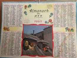 CALENDRIER ALMANACH DES POSTES  1965 / MIMI PINSON - Groot Formaat: 1961-70