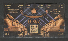 EGYPT / 2021 / THE SPHINX AVENUE INAUGURATION / MNH / VF - Nuevos