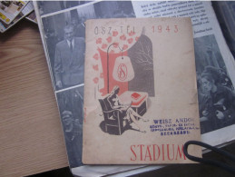 Stadium Osz Tel 1943  A Stadium  Oszi Es Teli Kiadvanyai - Livres Anciens