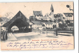 16606 BREMGARTEN REUSSBRUCKE UND AMTHOF - Bremgarten