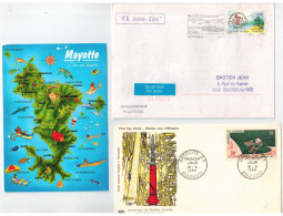 MAYOTTE  5 Courriers Divers - Other & Unclassified