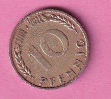 Germany  - 1950 - 10 Pfennig..J- KM108 - 10 Pfennig