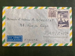 LETTRE Par AVION Pour FRANCE TP SEMANA DA ASA Ces 3,80 + COMERCIO Ces 2,00 OBL.18 DEZ 51 + H SANNEJOUAND - Storia Postale