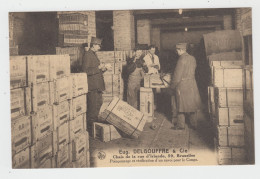 Bruxelles  Eug Delgouffre  Chais De La Rue D'Irlande  Poinçonnage Et Vérification D'un Envoi Pour Le Congo - Bruxelles (Città)