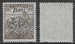 Ungheria Hungary 1919 Regatul Romaniei 20B Mi N.33 MNH ** - Occupazione