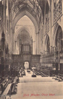 ANGLETERRE - York Minster - Choir West - Carte Postale Ancienne - Sonstige & Ohne Zuordnung